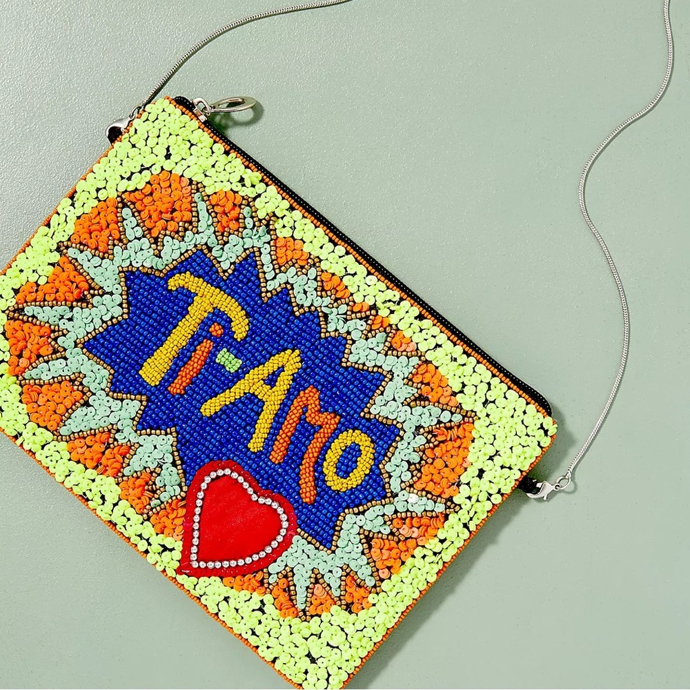 From St Xavier 'Ti-Amo' FiFi Beaded Convertible Clutch